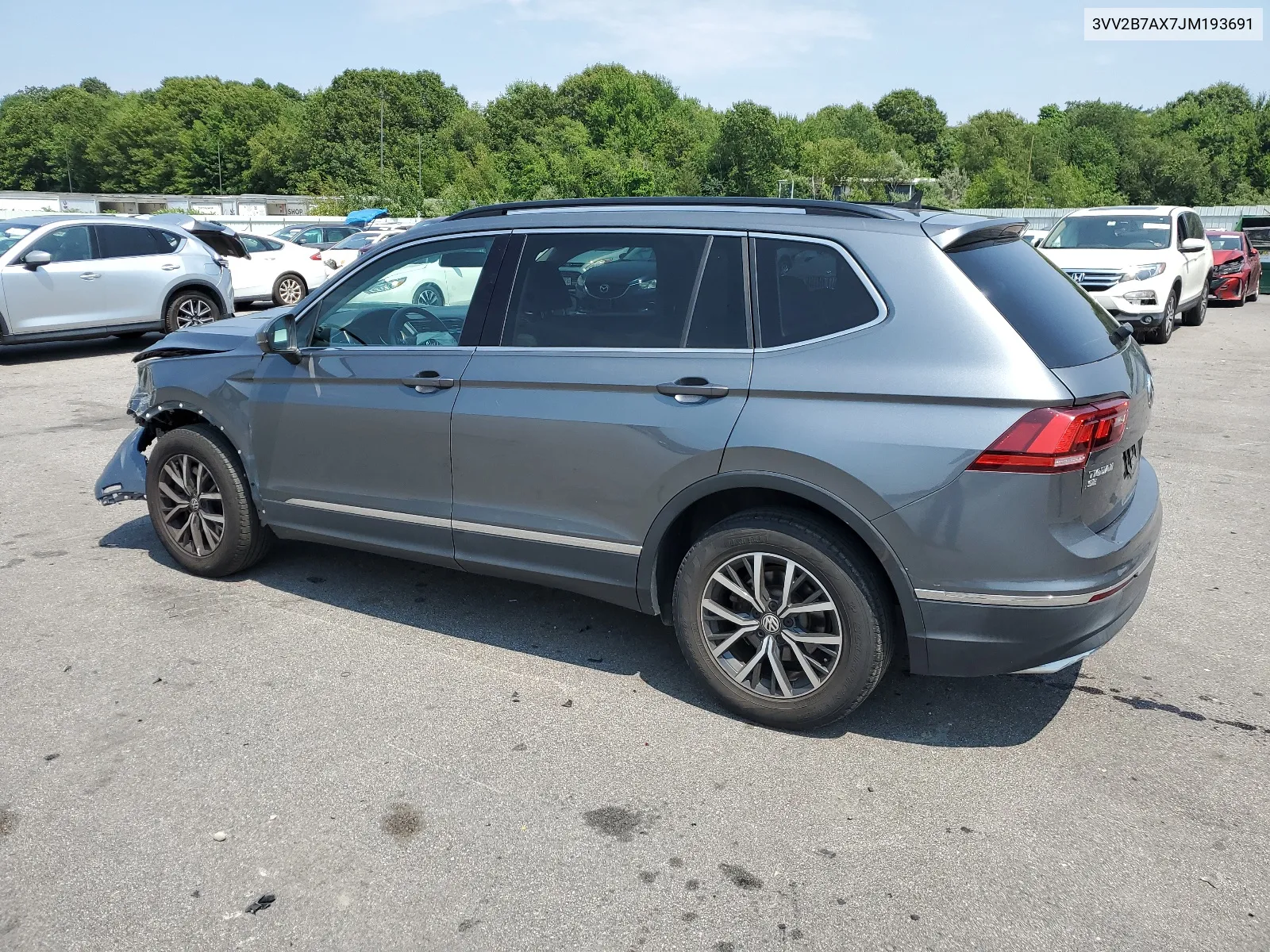 2018 Volkswagen Tiguan Se VIN: 3VV2B7AX7JM193691 Lot: 63352984