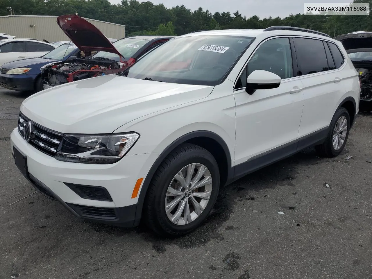 3VV2B7AX3JM115988 2018 Volkswagen Tiguan Se