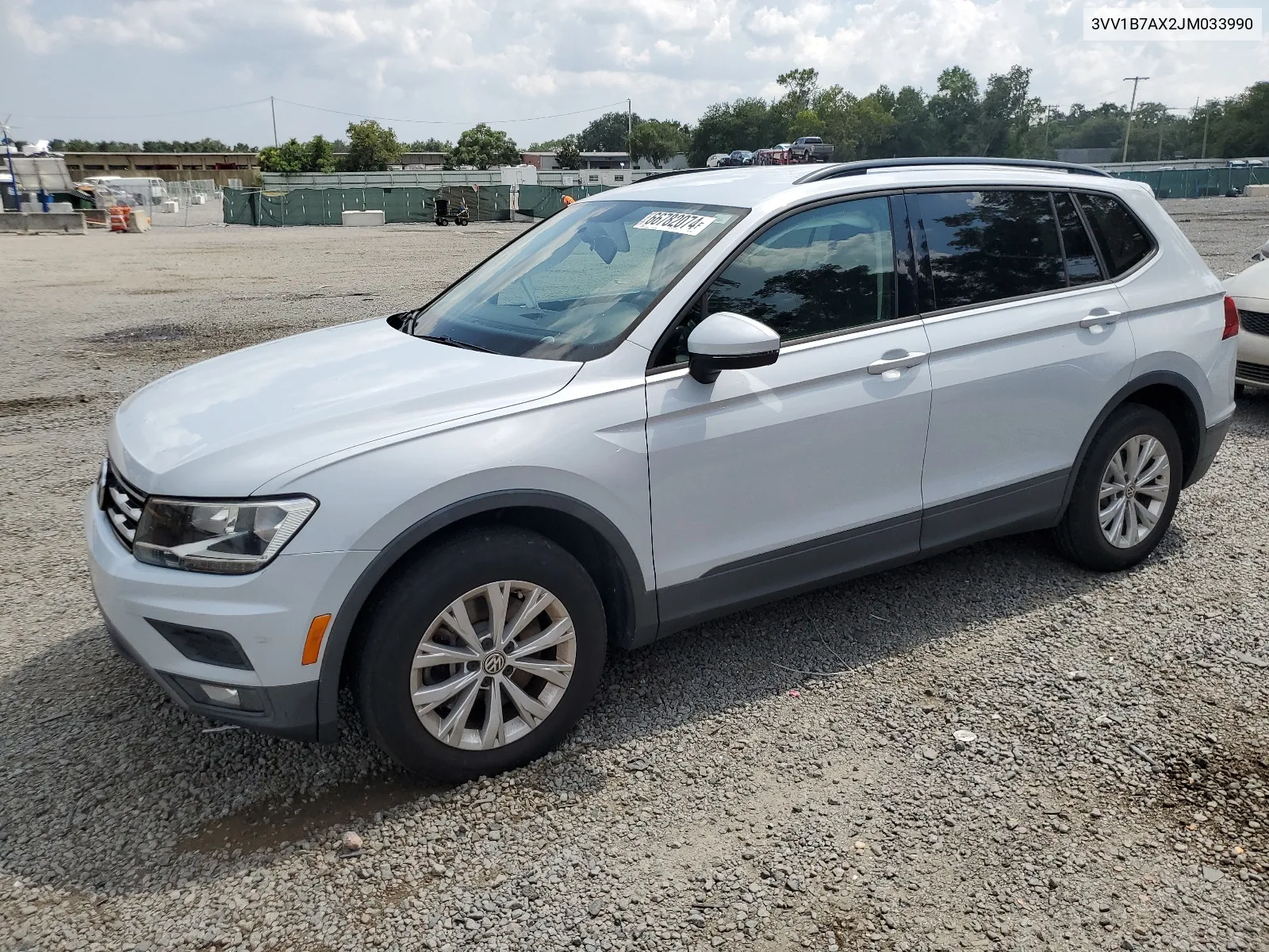 2018 Volkswagen Tiguan S VIN: 3VV1B7AX2JM033990 Lot: 66782074