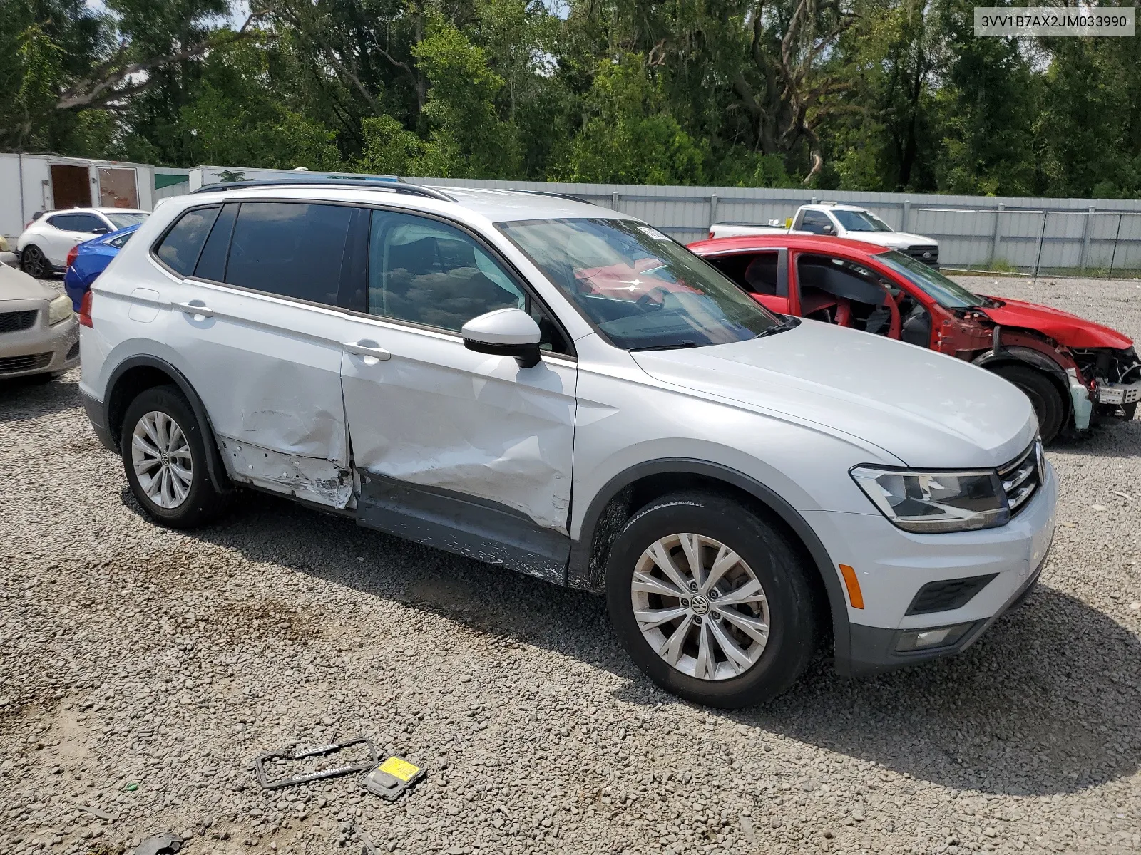 2018 Volkswagen Tiguan S VIN: 3VV1B7AX2JM033990 Lot: 66782074