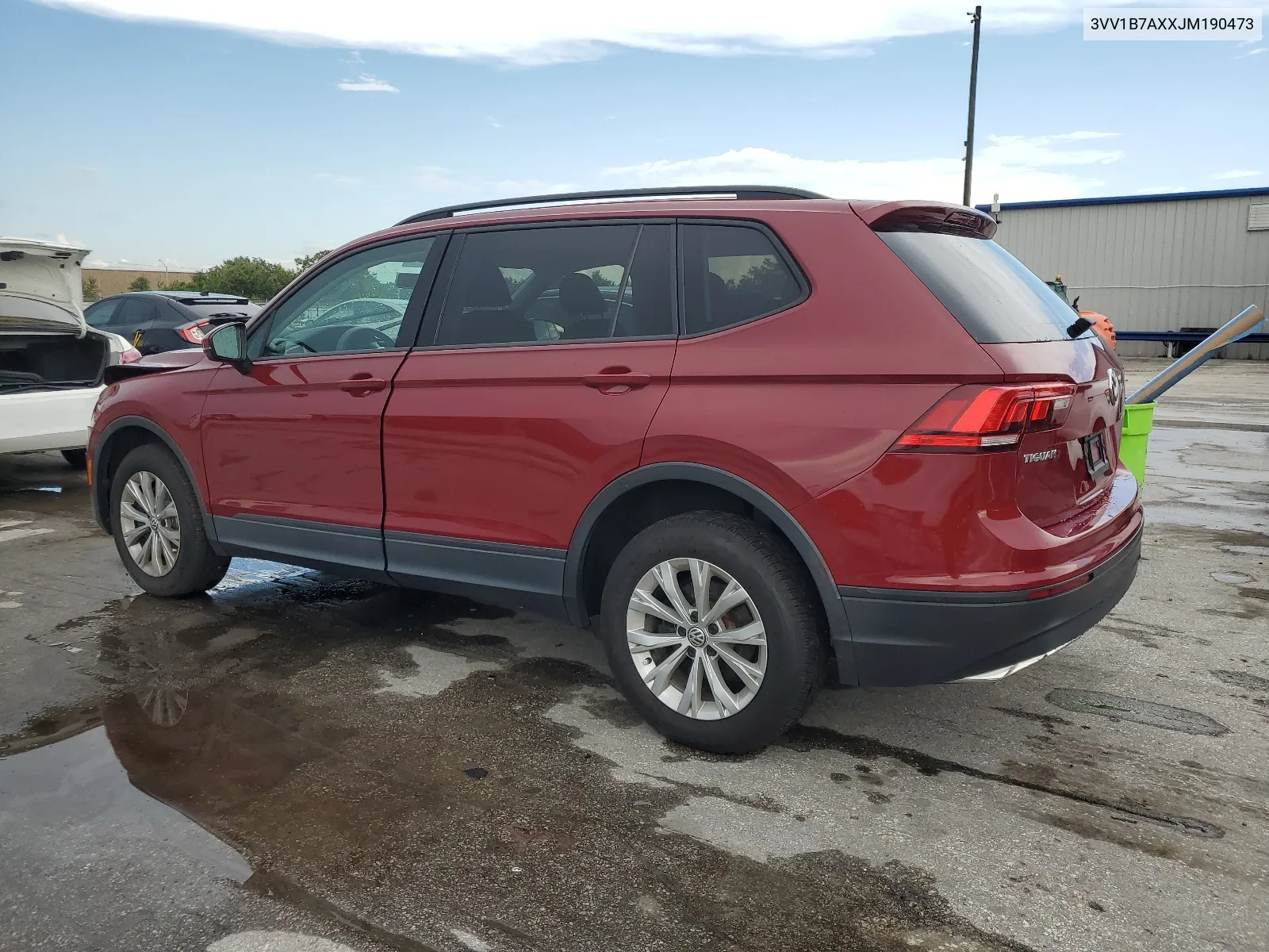 2018 Volkswagen Tiguan S VIN: 3VV1B7AXXJM190473 Lot: 66884974