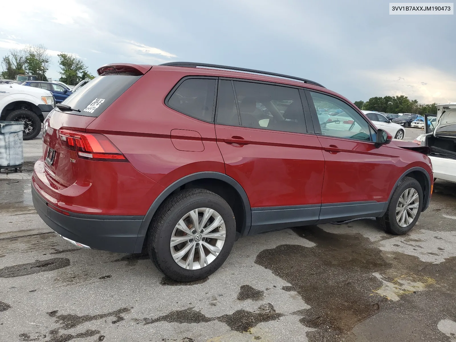 2018 Volkswagen Tiguan S VIN: 3VV1B7AXXJM190473 Lot: 66884974