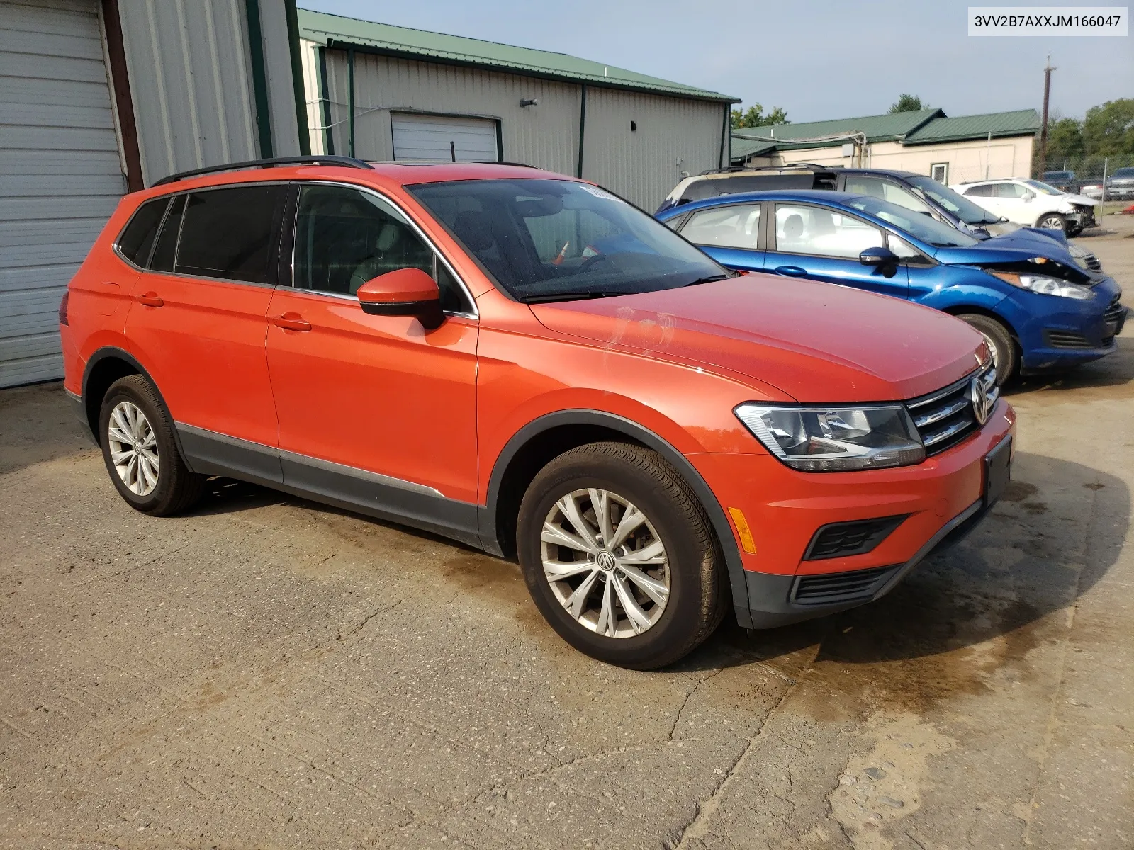 2018 Volkswagen Tiguan Se VIN: 3VV2B7AXXJM166047 Lot: 68689754