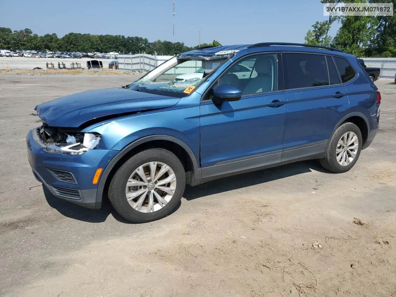 2018 Volkswagen Tiguan S VIN: 3VV1B7AXXJM071872 Lot: 68846754