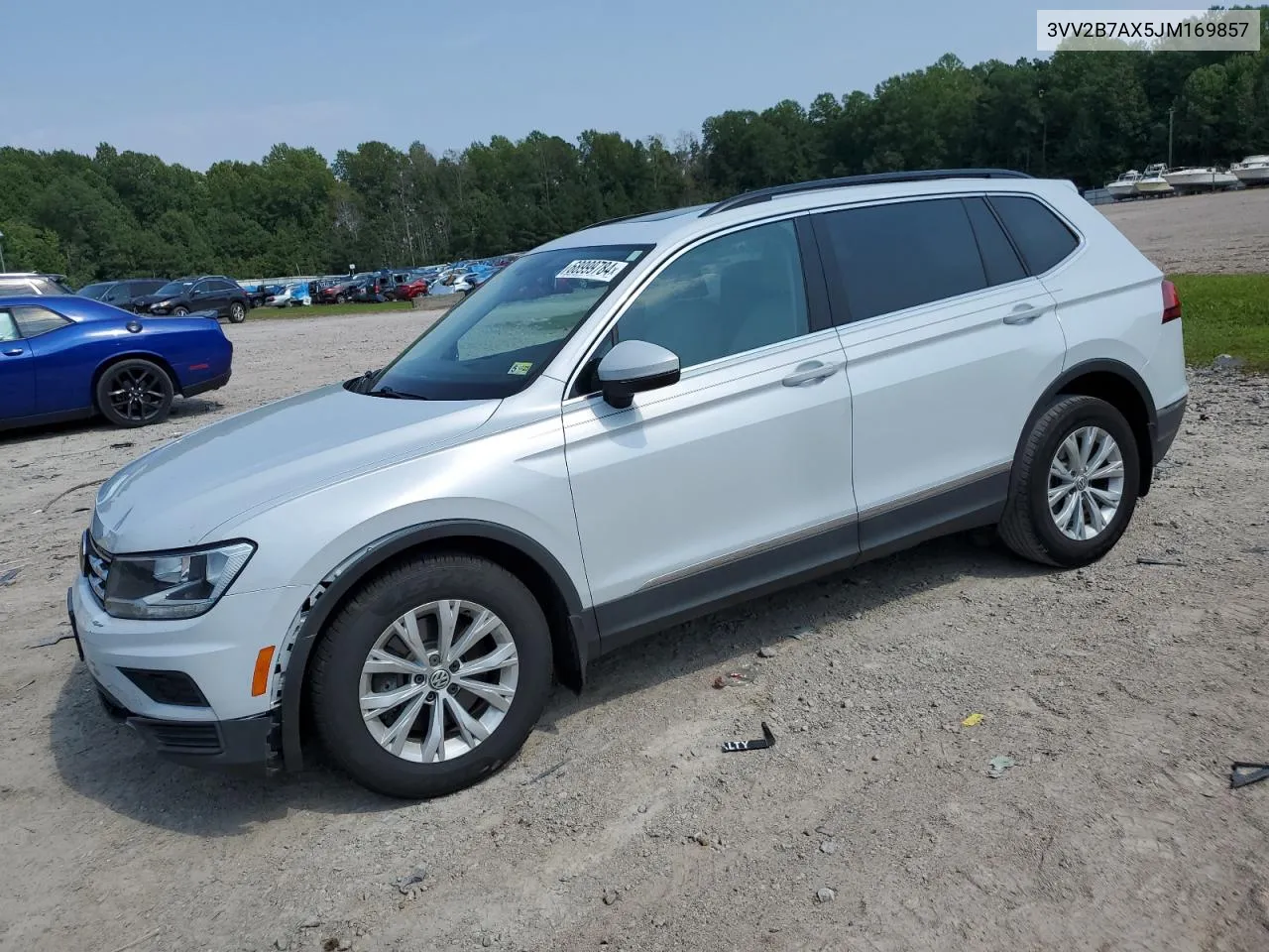 2018 Volkswagen Tiguan Se VIN: 3VV2B7AX5JM169857 Lot: 68999784