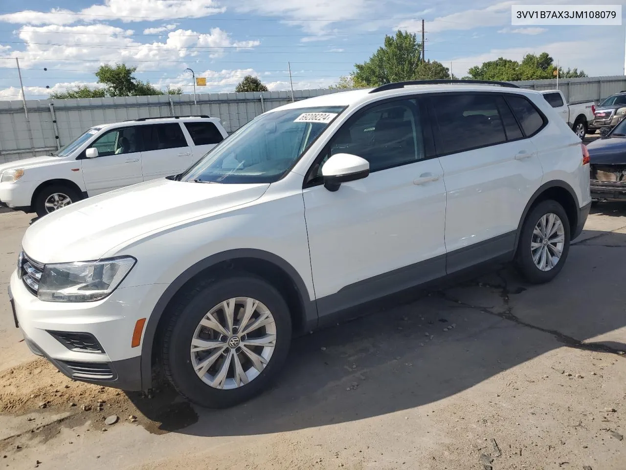 2018 Volkswagen Tiguan S VIN: 3VV1B7AX3JM108079 Lot: 69208224