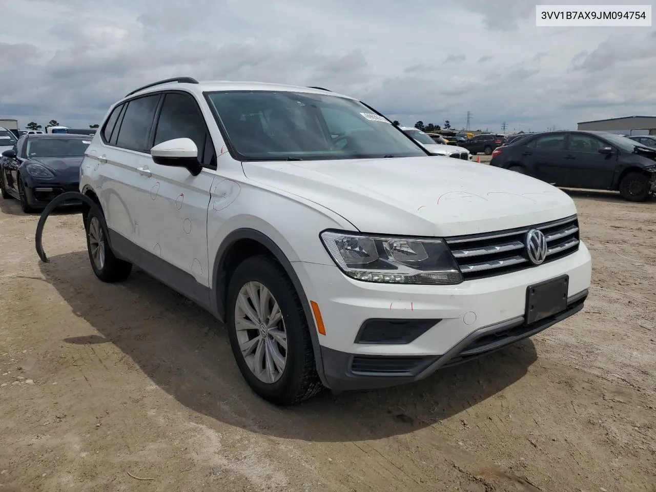 2018 Volkswagen Tiguan S VIN: 3VV1B7AX9JM094754 Lot: 69636314