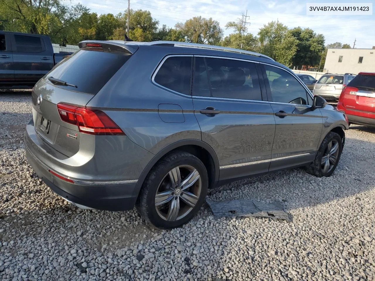 2018 Volkswagen Tiguan Sel Premium VIN: 3VV4B7AX4JM191423 Lot: 69680704