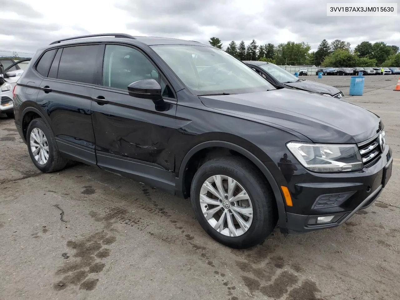 2018 Volkswagen Tiguan S VIN: 3VV1B7AX3JM015630 Lot: 69688484