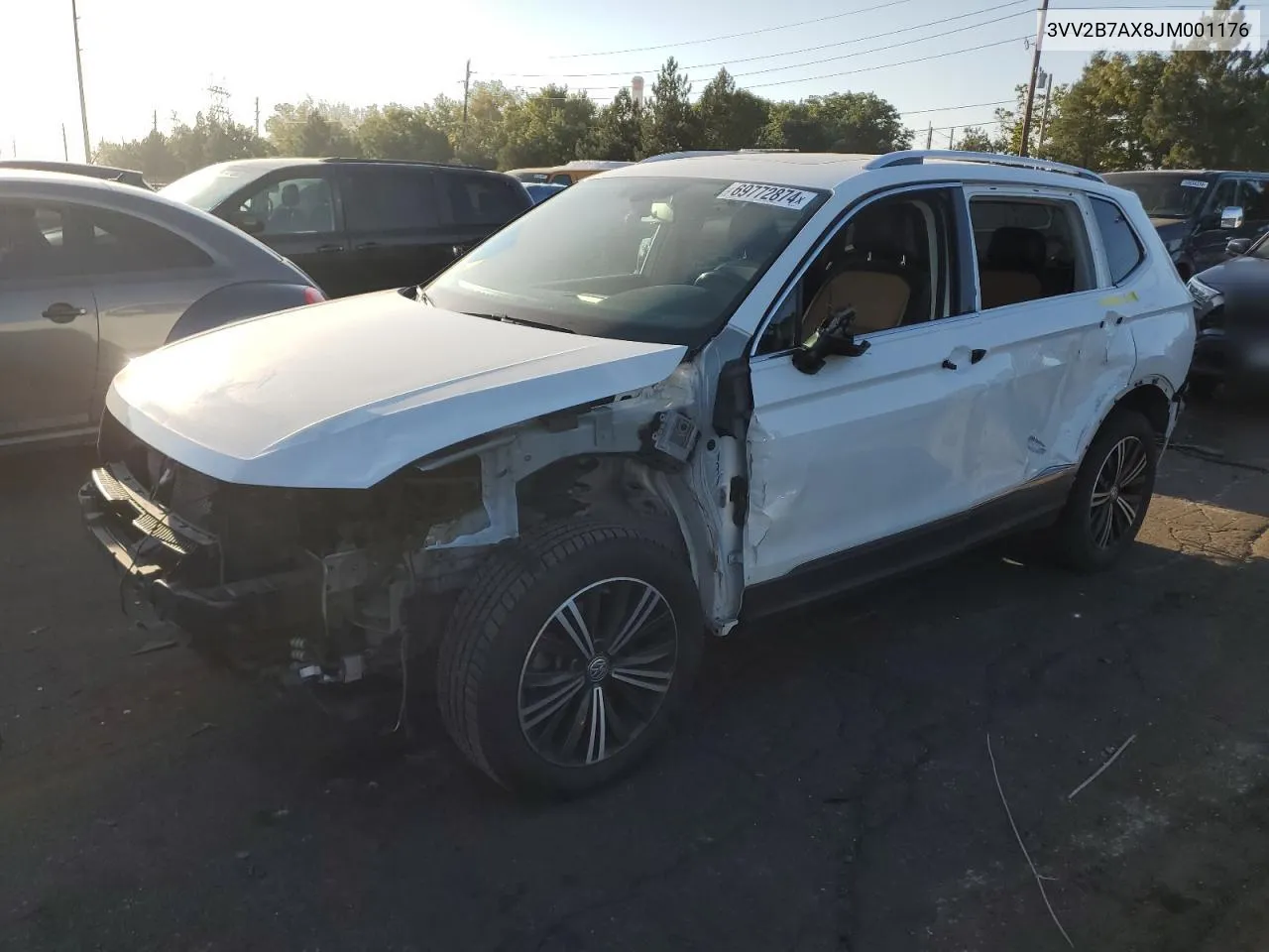 3VV2B7AX8JM001176 2018 Volkswagen Tiguan Se