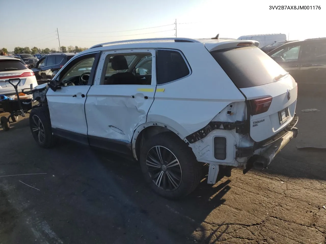 2018 Volkswagen Tiguan Se VIN: 3VV2B7AX8JM001176 Lot: 69772874