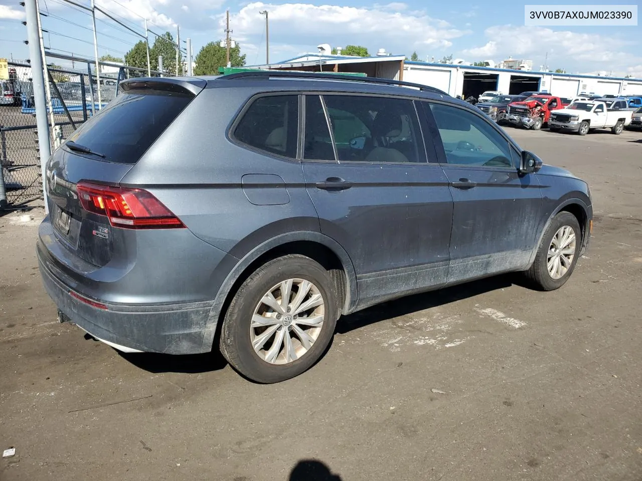 2018 Volkswagen Tiguan S VIN: 3VV0B7AX0JM023390 Lot: 69897734