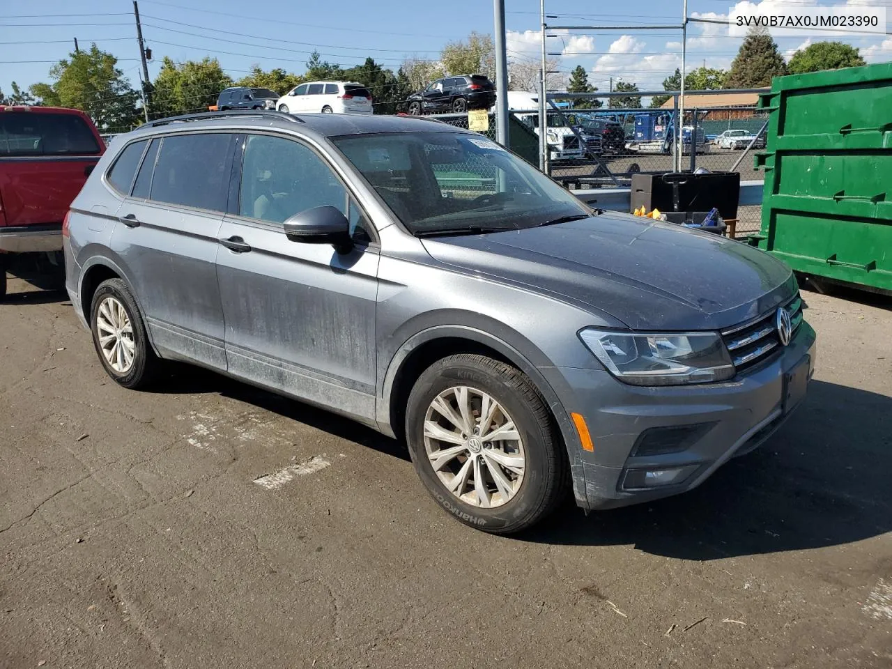 2018 Volkswagen Tiguan S VIN: 3VV0B7AX0JM023390 Lot: 69897734