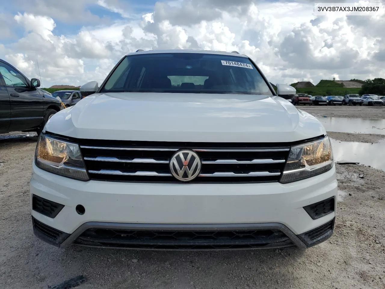 2018 Volkswagen Tiguan Se VIN: 3VV3B7AX3JM208367 Lot: 70148474