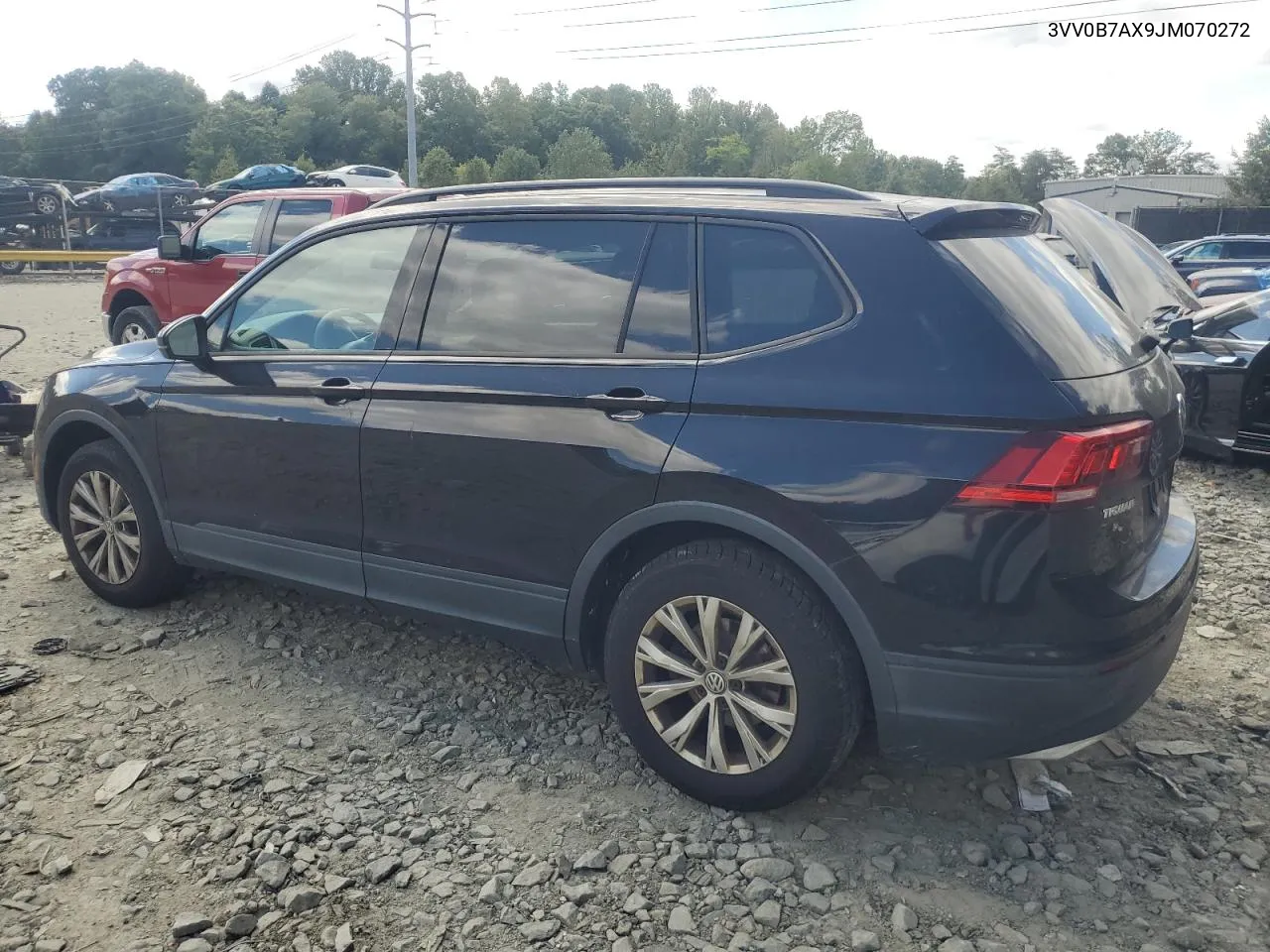 2018 Volkswagen Tiguan S VIN: 3VV0B7AX9JM070272 Lot: 70317224