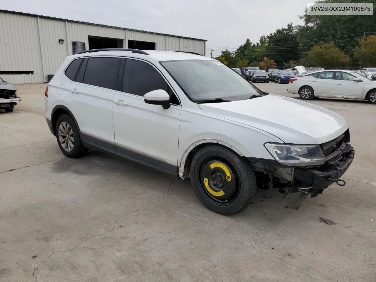 2018 Volkswagen Tiguan Se VIN: 3VV2B7AX2JM100575 Lot: 70742604