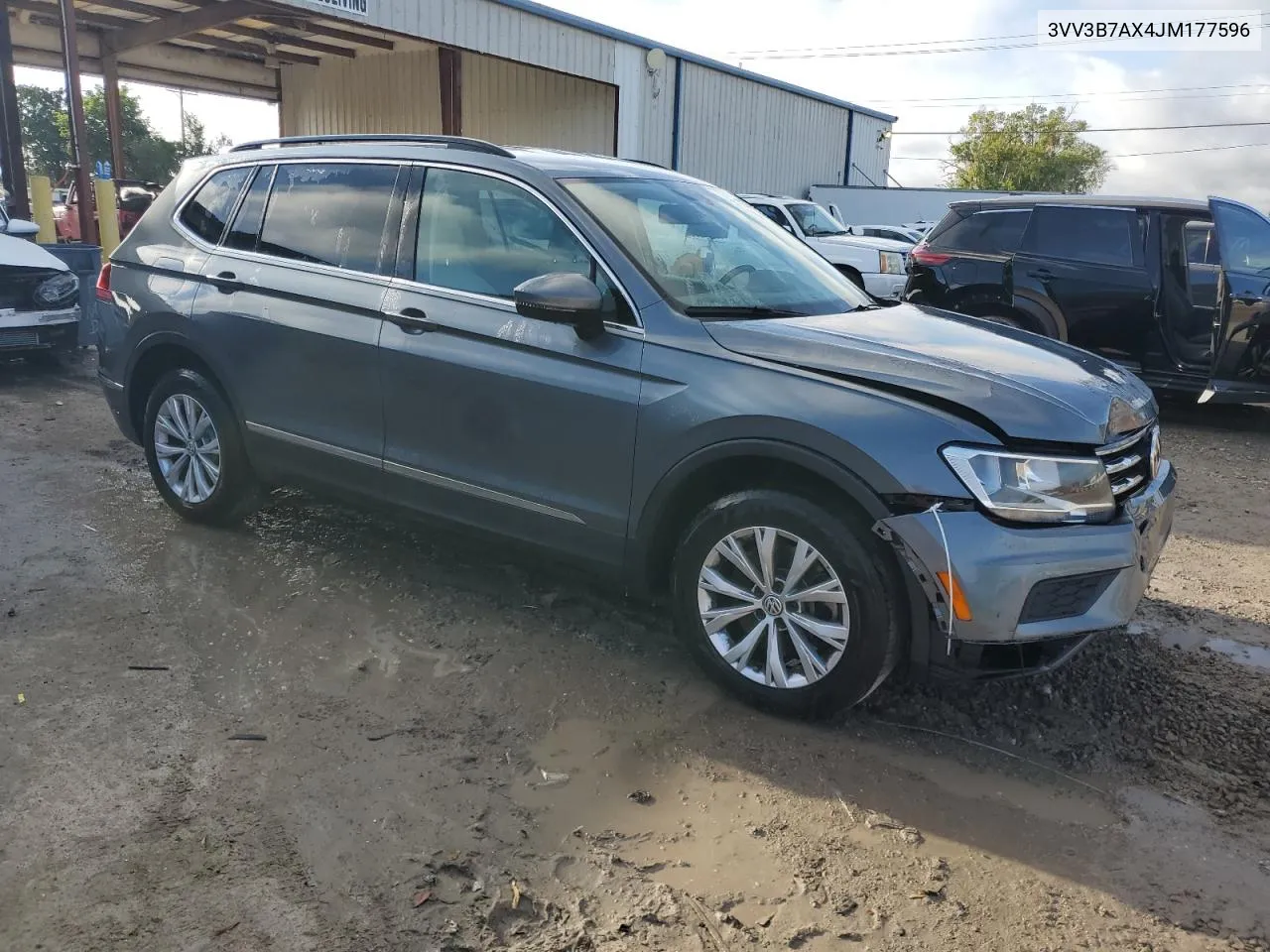 2018 Volkswagen Tiguan Se VIN: 3VV3B7AX4JM177596 Lot: 70758494