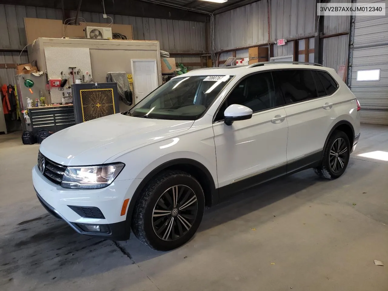 2018 Volkswagen Tiguan Se VIN: 3VV2B7AX6JM012340 Lot: 70807674