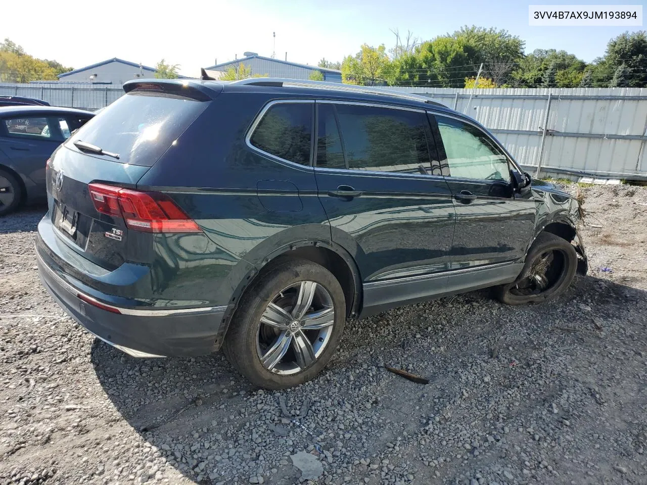 2018 Volkswagen Tiguan Sel Premium VIN: 3VV4B7AX9JM193894 Lot: 71163504