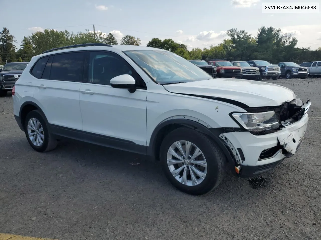 2018 Volkswagen Tiguan S VIN: 3VV0B7AX4JM046588 Lot: 71380364