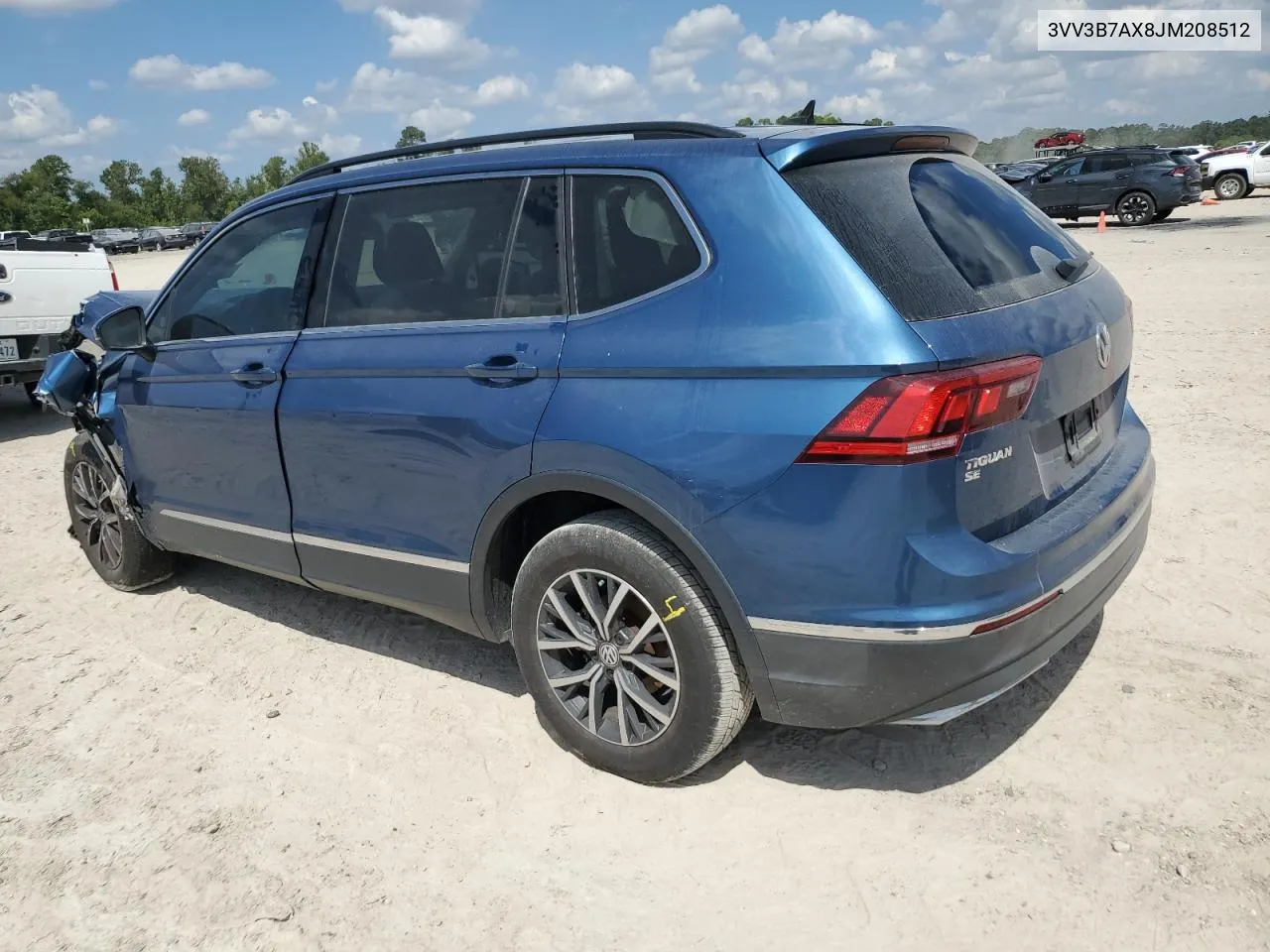 2018 Volkswagen Tiguan Se VIN: 3VV3B7AX8JM208512 Lot: 71853024