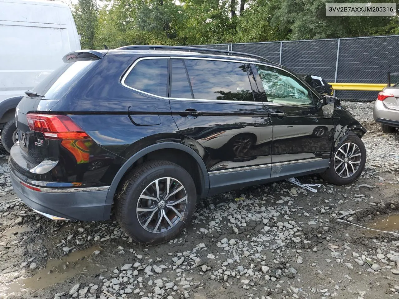 2018 Volkswagen Tiguan Se VIN: 3VV2B7AXXJM205316 Lot: 71857404