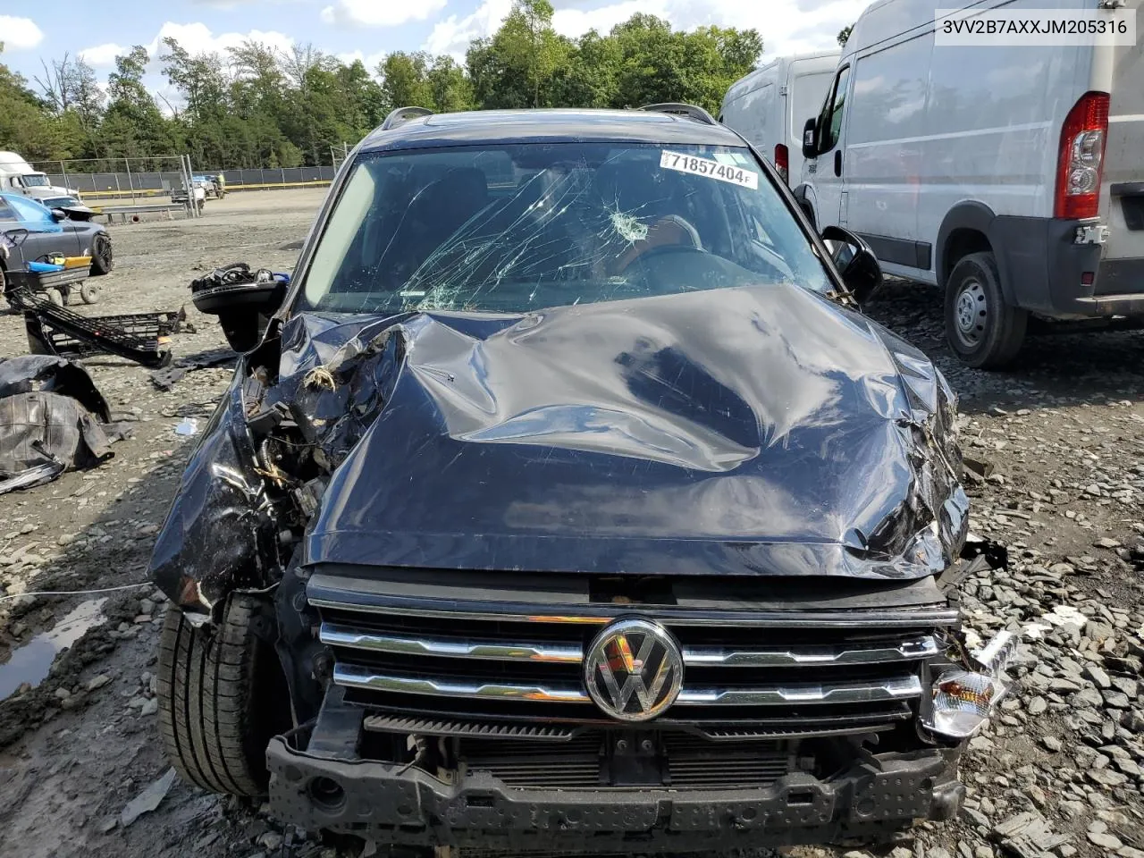 3VV2B7AXXJM205316 2018 Volkswagen Tiguan Se