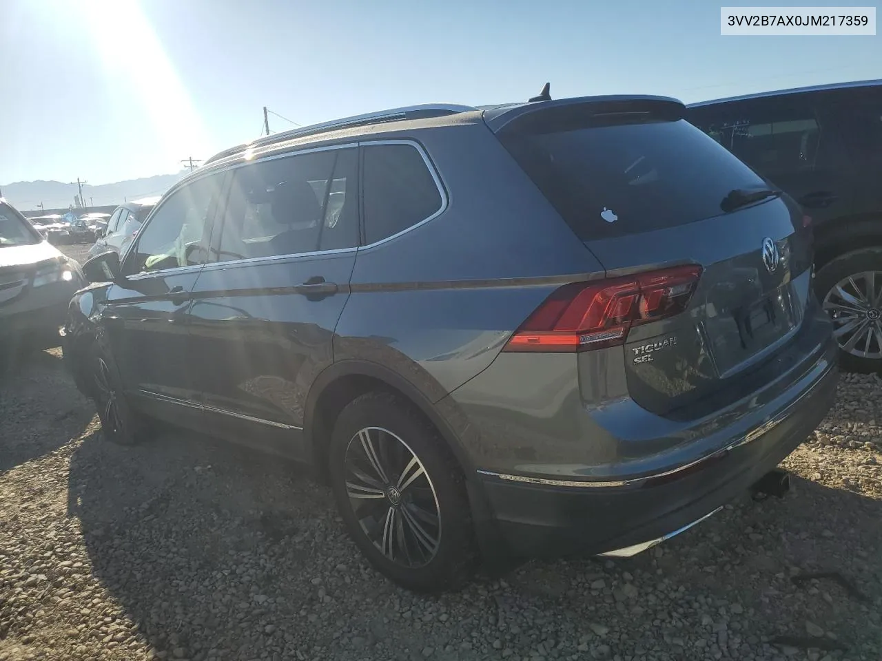 2018 Volkswagen Tiguan Se VIN: 3VV2B7AX0JM217359 Lot: 71955894