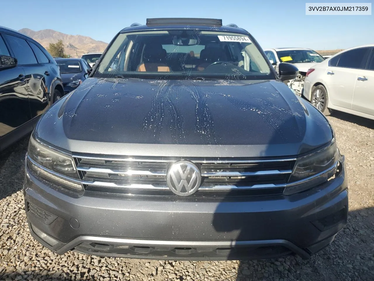 2018 Volkswagen Tiguan Se VIN: 3VV2B7AX0JM217359 Lot: 71955894