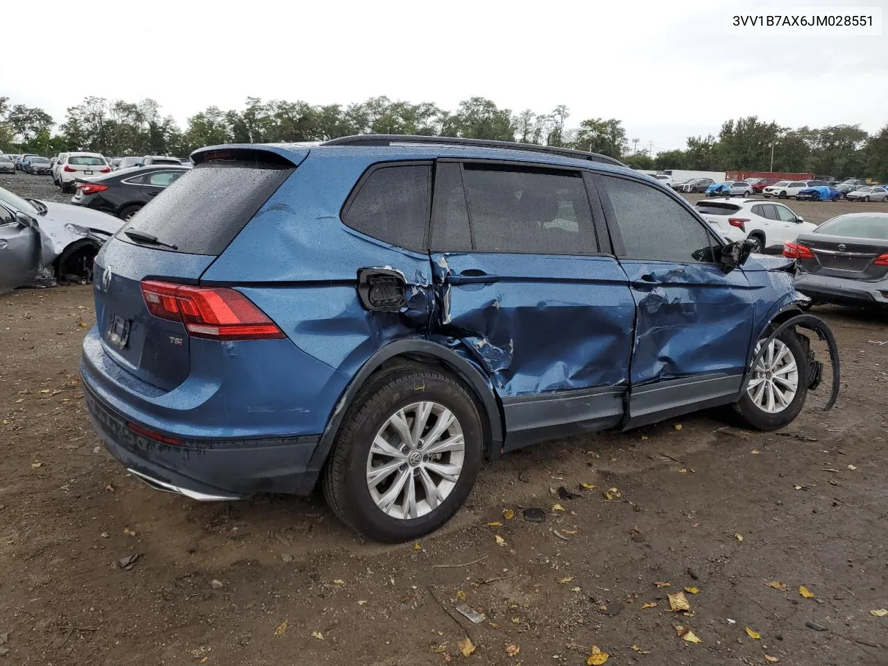 2018 Volkswagen Tiguan S VIN: 3VV1B7AX6JM028551 Lot: 72019194