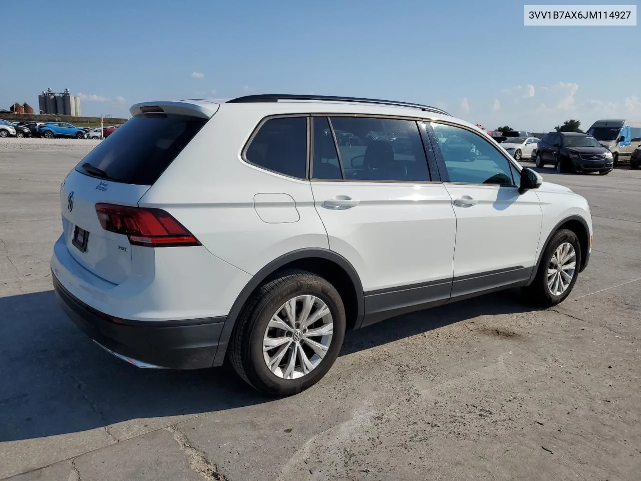 2018 Volkswagen Tiguan S VIN: 3VV1B7AX6JM114927 Lot: 72079304