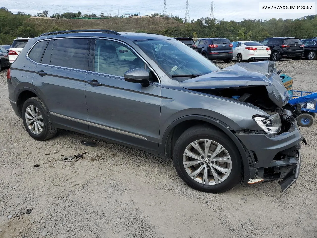 2018 Volkswagen Tiguan Se VIN: 3VV2B7AX5JM048567 Lot: 72127074