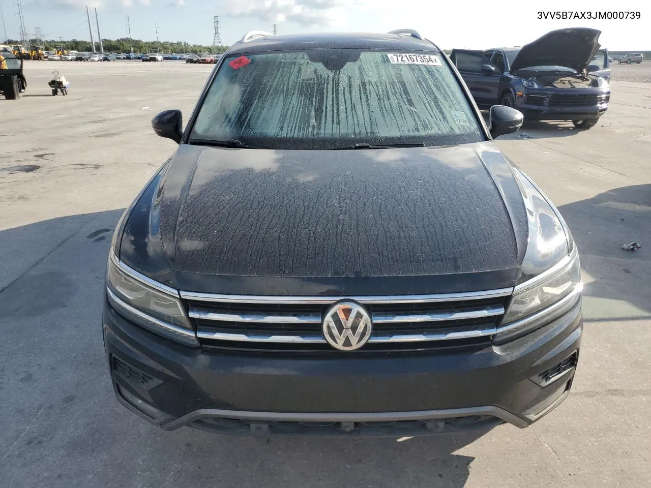 2018 Volkswagen Tiguan Sel Premium VIN: 3VV5B7AX3JM000739 Lot: 72167354