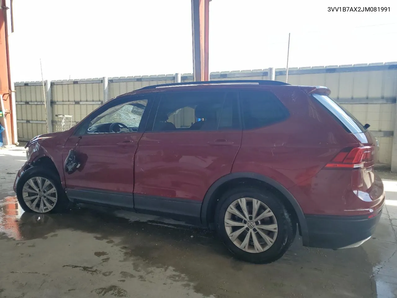 2018 Volkswagen Tiguan S VIN: 3VV1B7AX2JM081991 Lot: 72424574