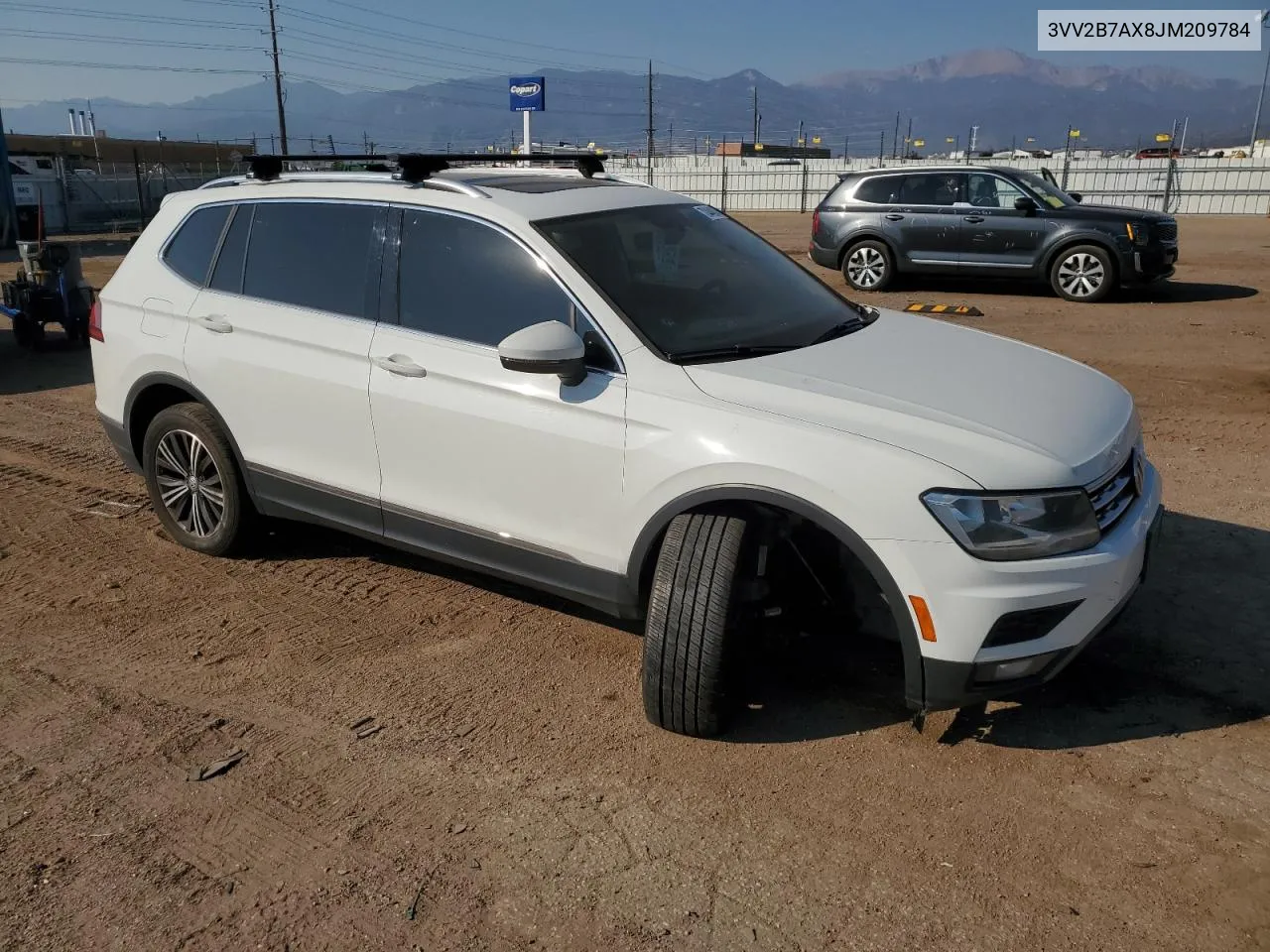 2018 Volkswagen Tiguan Se VIN: 3VV2B7AX8JM209784 Lot: 72444064