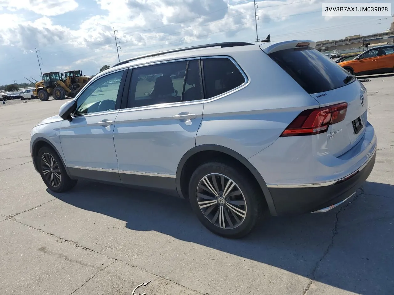 2018 Volkswagen Tiguan Se VIN: 3VV3B7AX1JM039028 Lot: 72551144