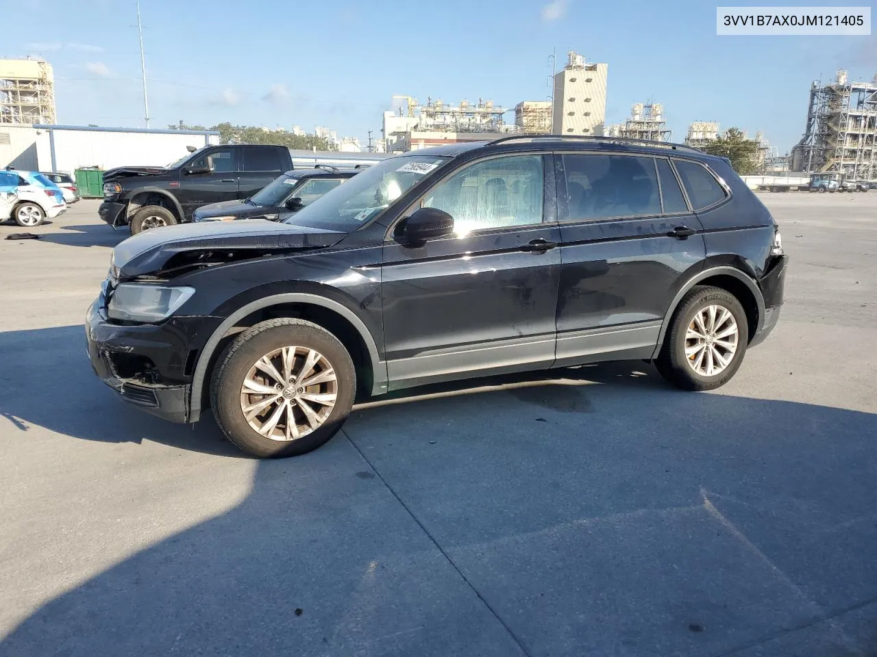 2018 Volkswagen Tiguan S VIN: 3VV1B7AX0JM121405 Lot: 72585944