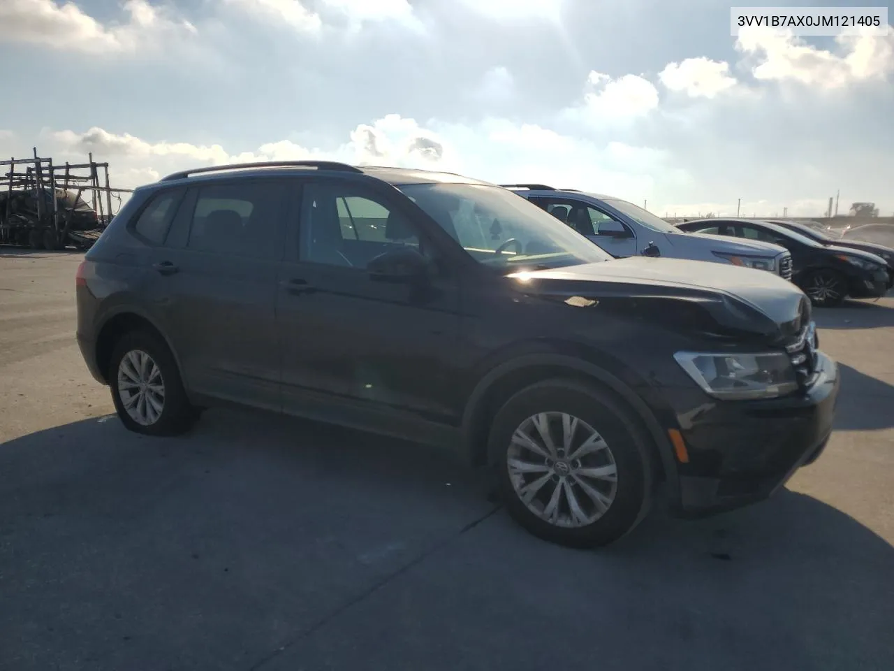 2018 Volkswagen Tiguan S VIN: 3VV1B7AX0JM121405 Lot: 72585944