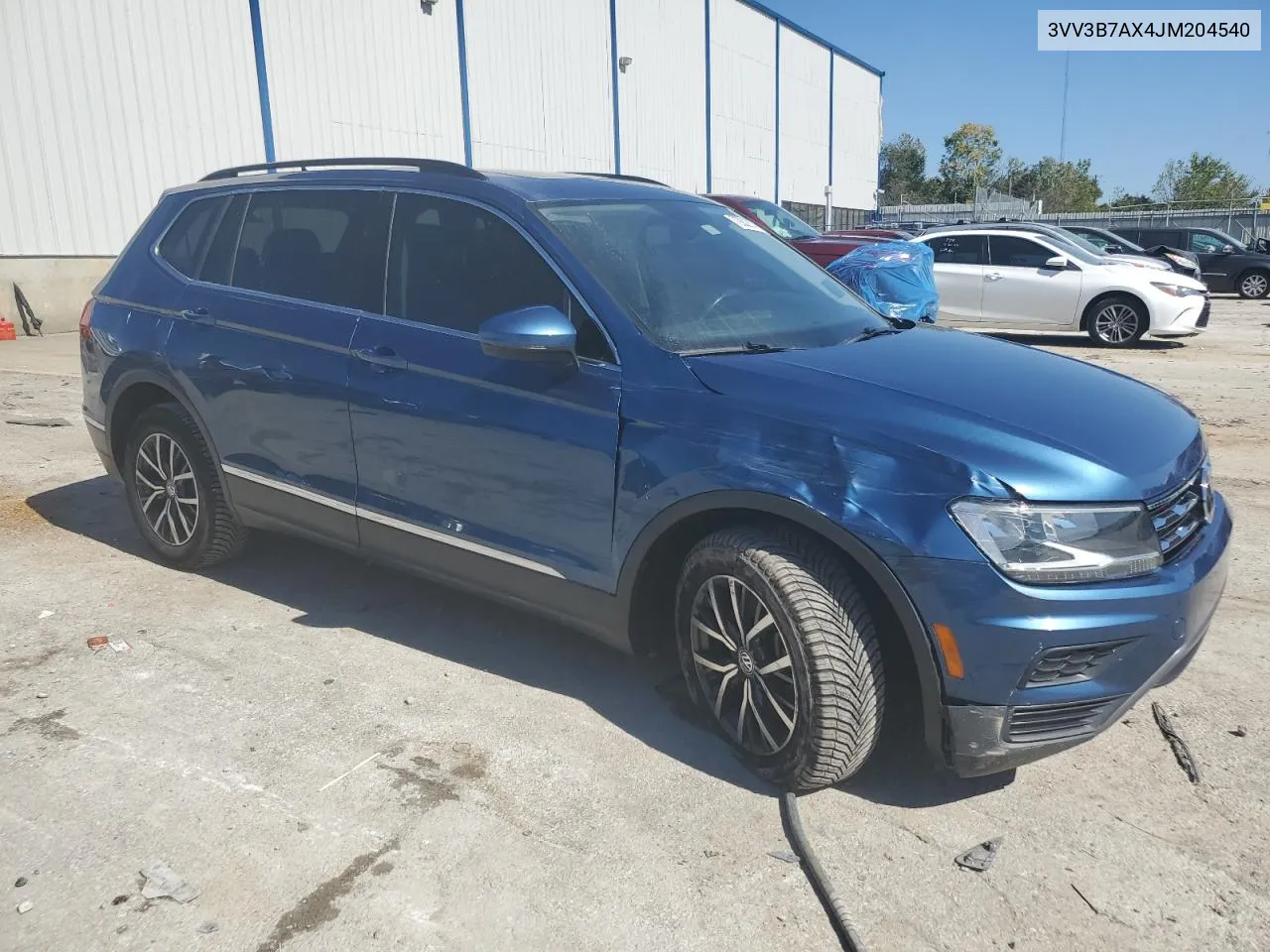 2018 Volkswagen Tiguan Se VIN: 3VV3B7AX4JM204540 Lot: 72932324