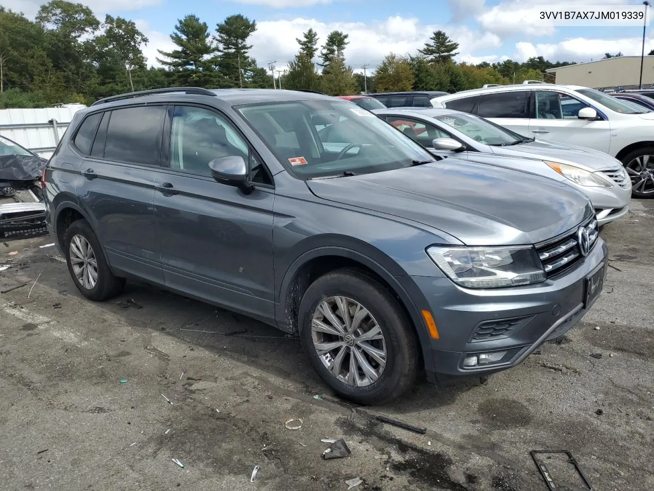 2018 Volkswagen Tiguan S VIN: 3VV1B7AX7JM019339 Lot: 72990764