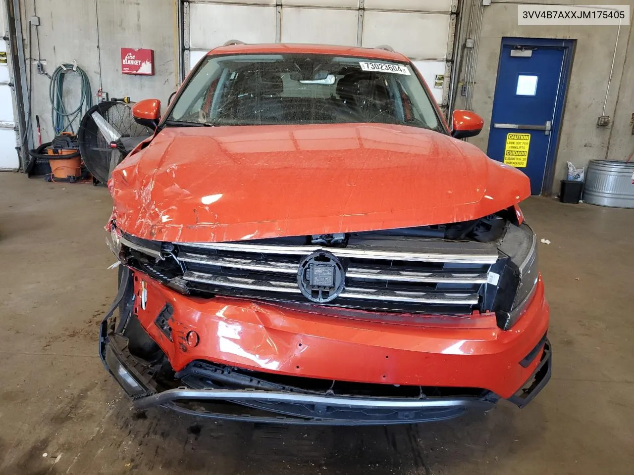 2018 Volkswagen Tiguan Sel Premium VIN: 3VV4B7AXXJM175405 Lot: 73023604