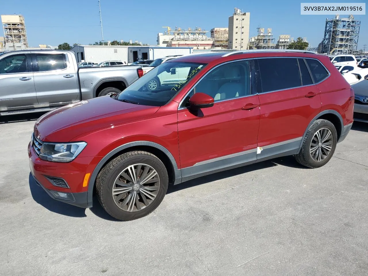 2018 Volkswagen Tiguan Se VIN: 3VV3B7AX2JM019516 Lot: 73125034