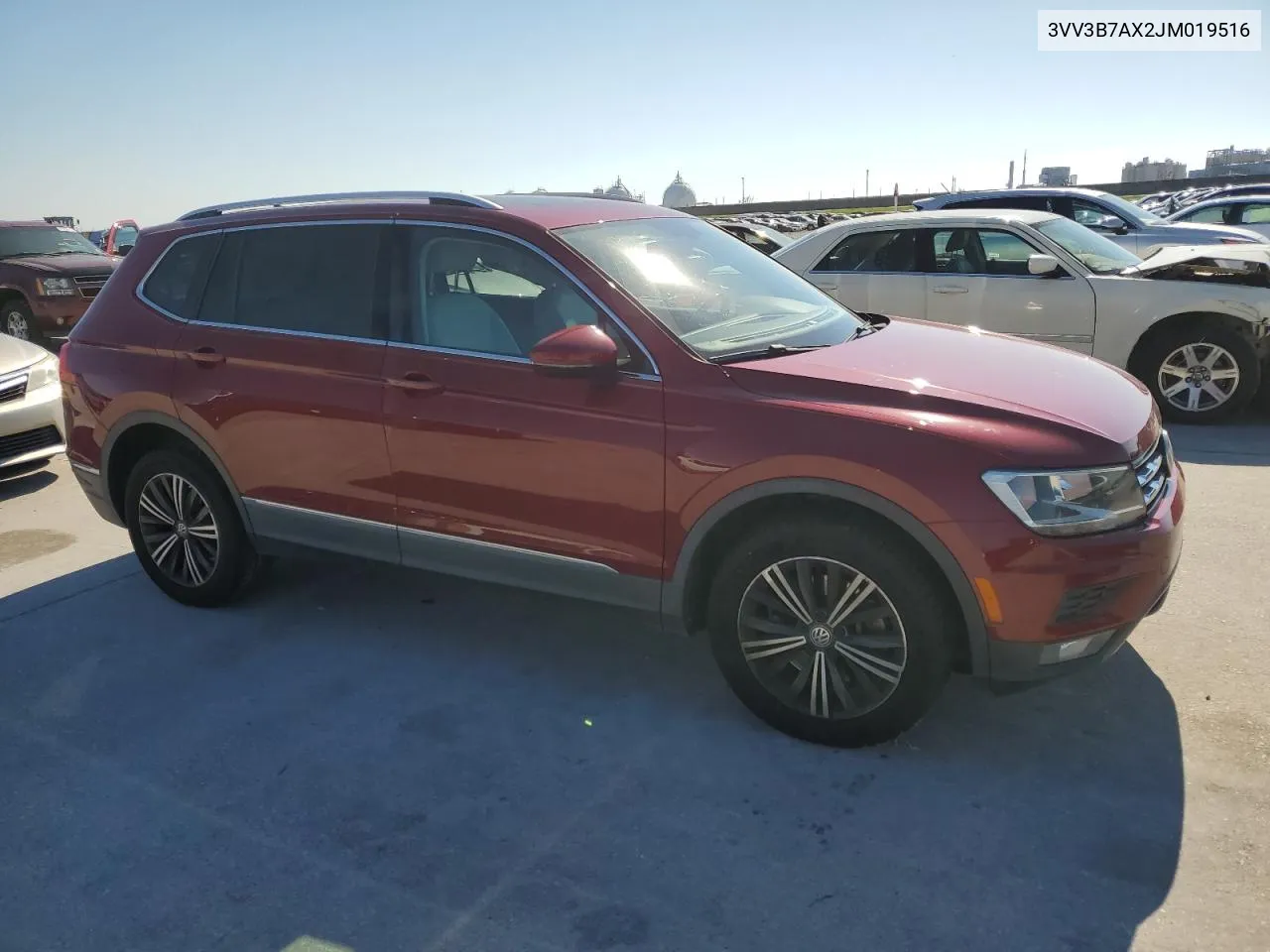 2018 Volkswagen Tiguan Se VIN: 3VV3B7AX2JM019516 Lot: 73125034