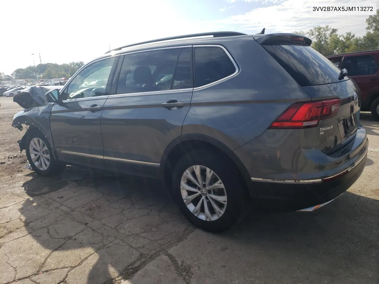 2018 Volkswagen Tiguan Se VIN: 3VV2B7AX5JM113272 Lot: 73153454