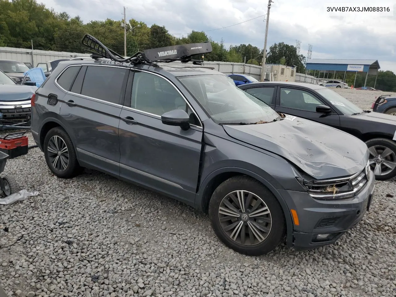 2018 Volkswagen Tiguan Sel Premium VIN: 3VV4B7AX3JM088316 Lot: 73425684