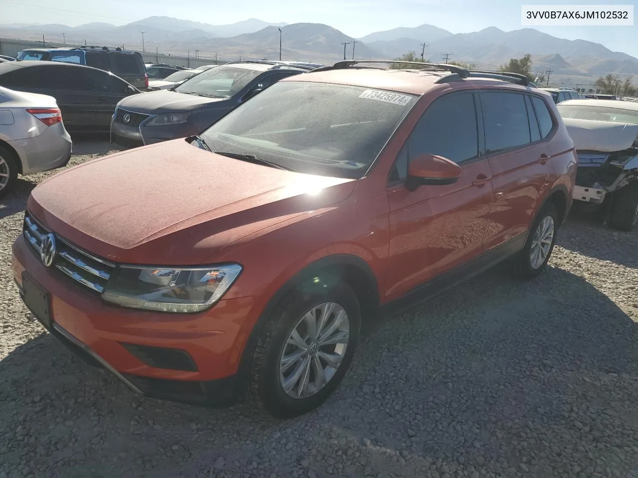 3VV0B7AX6JM102532 2018 Volkswagen Tiguan S