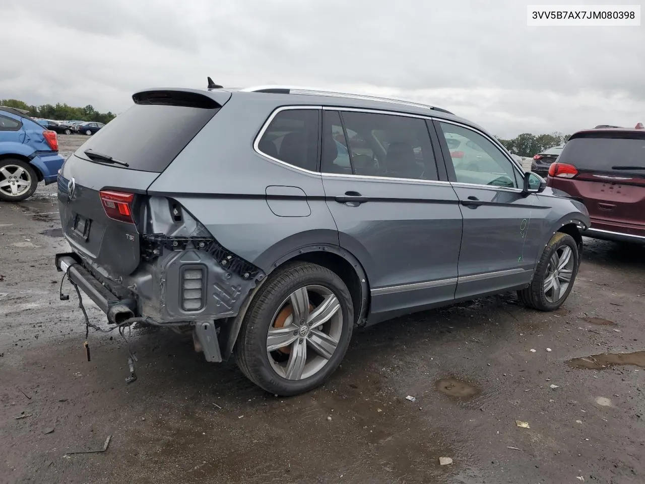 3VV5B7AX7JM080398 2018 Volkswagen Tiguan Sel Premium