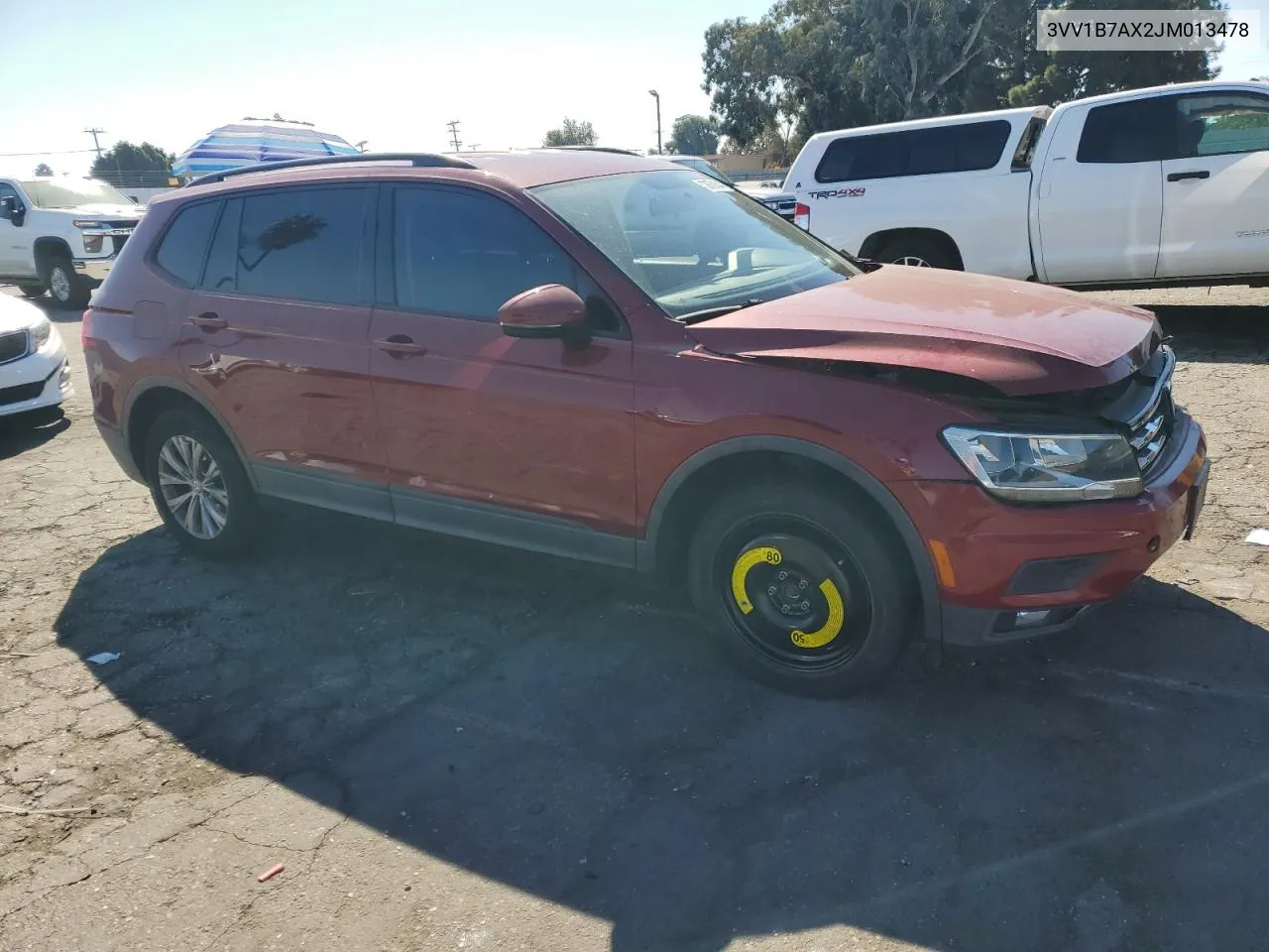 3VV1B7AX2JM013478 2018 Volkswagen Tiguan S