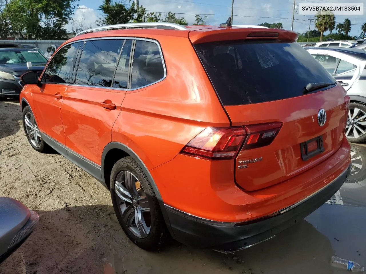 2018 Volkswagen Tiguan Sel Premium VIN: 3VV5B7AX2JM183504 Lot: 73754674