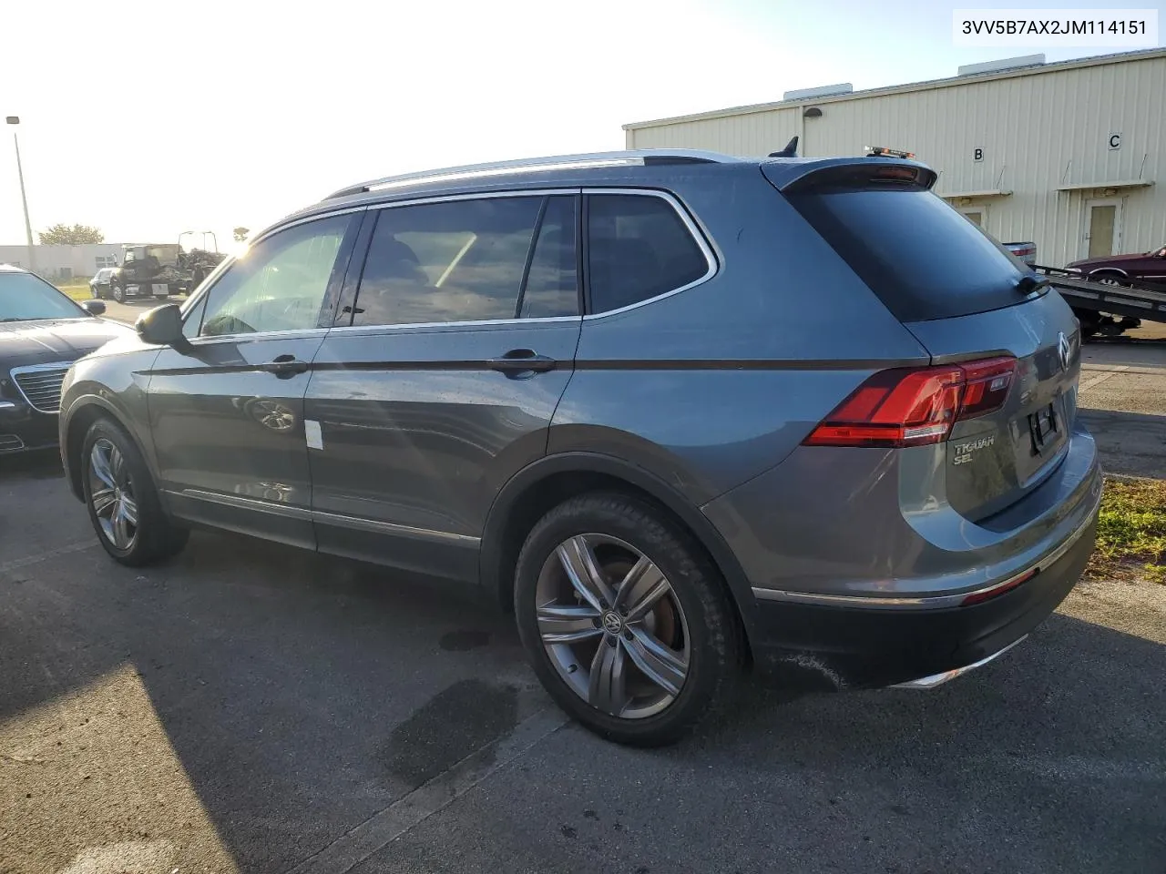 2018 Volkswagen Tiguan Sel Premium VIN: 3VV5B7AX2JM114151 Lot: 73769554